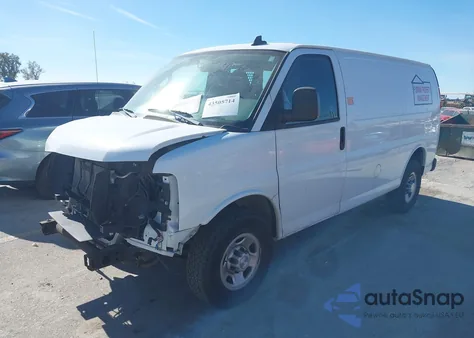 2019 Chevrolet Express 2500 Work Van from USA, damaged, VIN 1GCWGAFG2K1366071